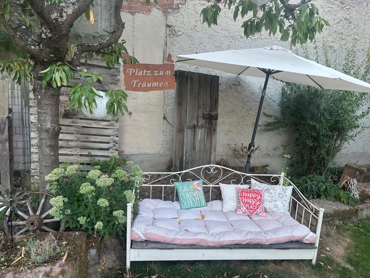 Platz zum Träumen im Garten